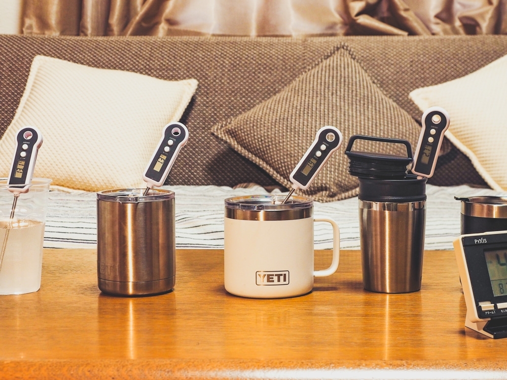 検証実験】どちらが最強？YETIとSTANLEYのマグカップ保冷力を